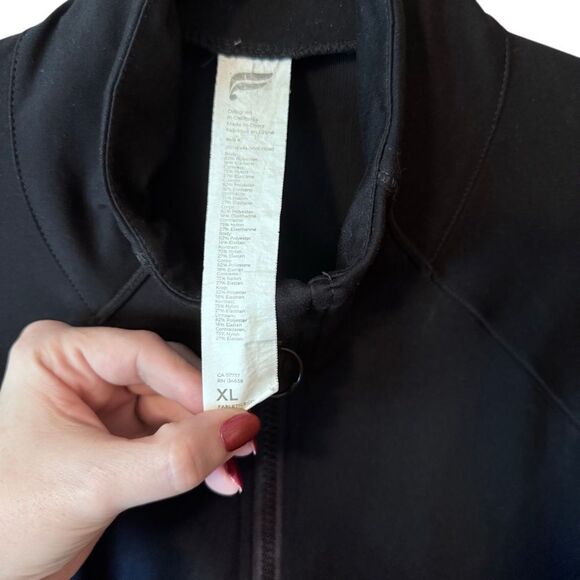 FABLETICS- Women’s Black Zip Front Trinity Performance Running Jacket, Size XL - Picture 3 of 13